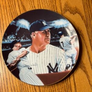 Mickey Mantle collectors plate